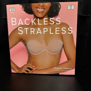 Backless Strapless Bra - Nude